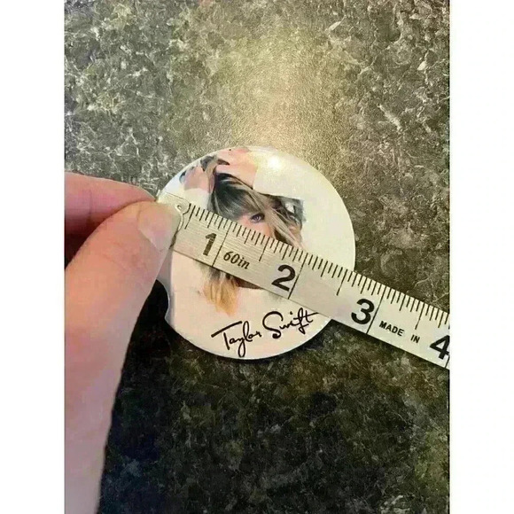 Homemade Taylor Swift Portrait Inspired Car Coaster 2.5" Across - Picture 4 of 4